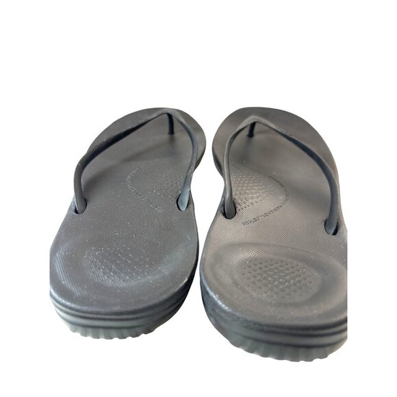 FltFlop Womens Flip flops Black Size 10 - Picture 2 of 8
